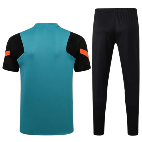 KIT CAMISETA DE ENTRENAMIENTO + CHÁNDAL NARANJA NEGRO CHELSEA 2021/22
