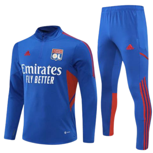 KIT CHAQUETA AZUL + CHÁNDAL OLYMPIQUE LIONE 2022/23