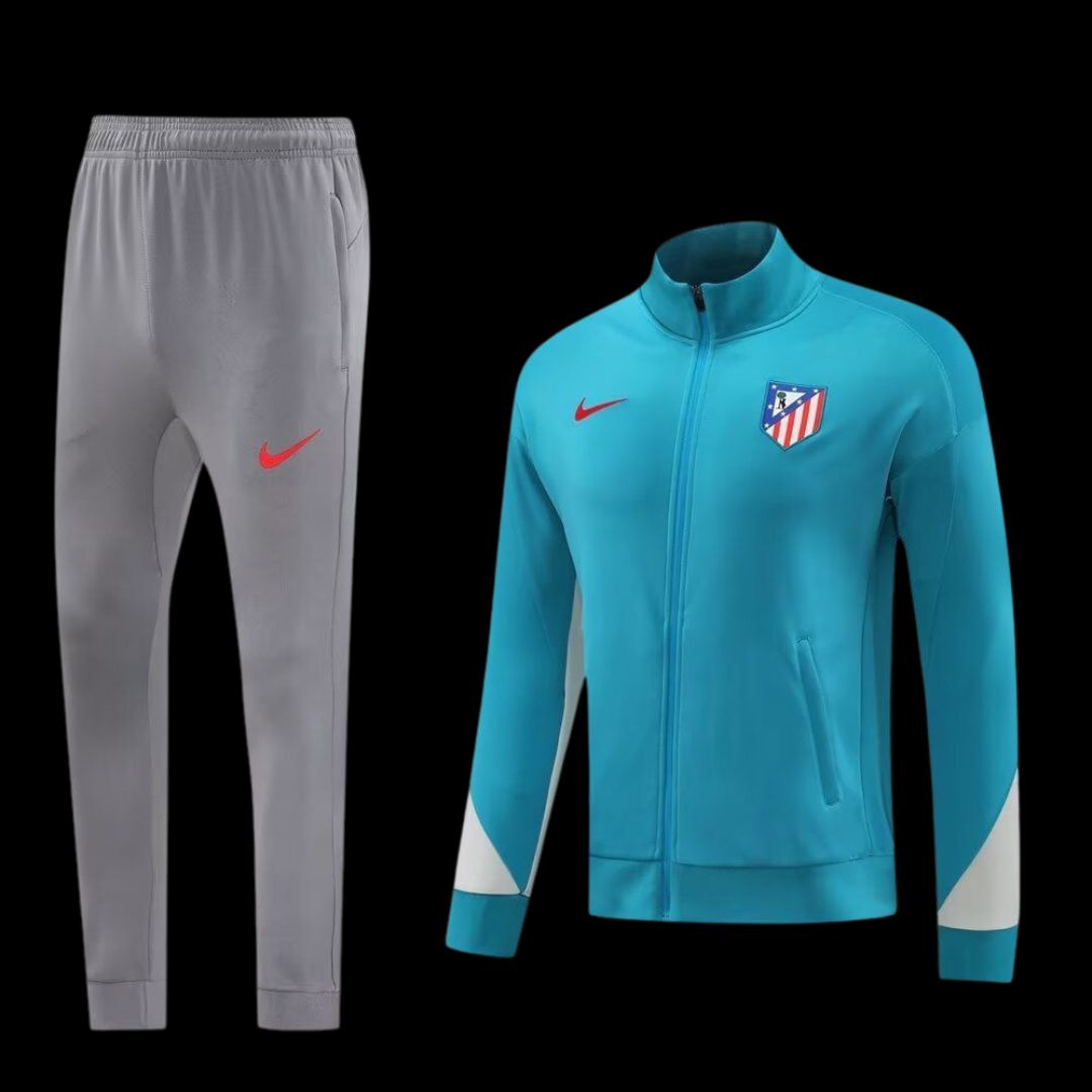 SUDADERA + EQUIPACIÓN CHÁNDAL ATLÉTICO DE MADRID AZUL/GRIS 24/25