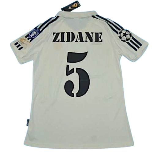 CAMISETA RETRO REAL MADRID HOME 2001