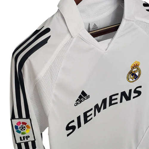 CAMISA RETRO DE MANGA LARGA REAL MADRID HOME 2005