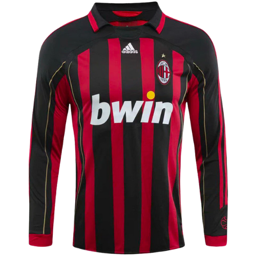 CAMISETA DE MANGA LARGA RETRO MILAN HOME 2006/07