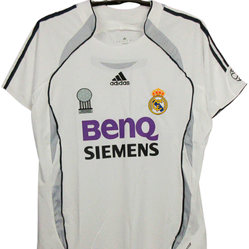 CAMISETA RETRO REAL MADRID HOME 2006/07