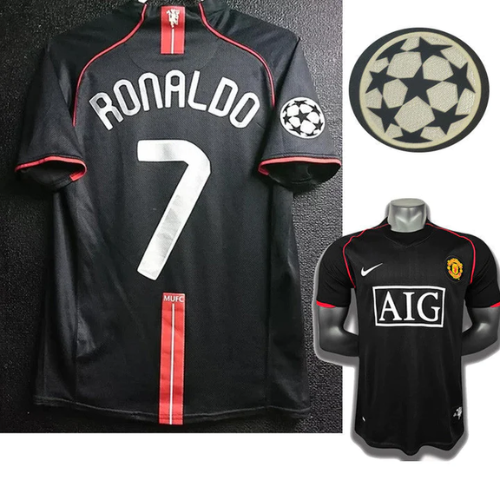 CAMISETA RETRO MANCHESTER UNITED TRASFERTA 2007/08