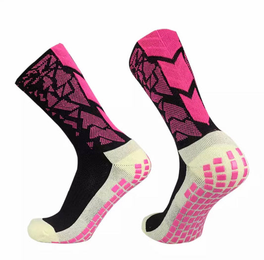 SOCKS GRIP® PROFESIONALES PINK FLUO/ BLACK