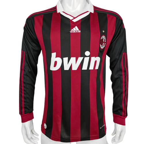 CAMISETA DE MANGA LARGA RETRO MILAN HOME 2009/10