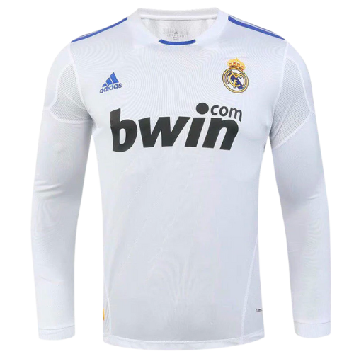 CAMISETA RETRO DE MANGA LARGA REAL MADRID HOME 2010/11