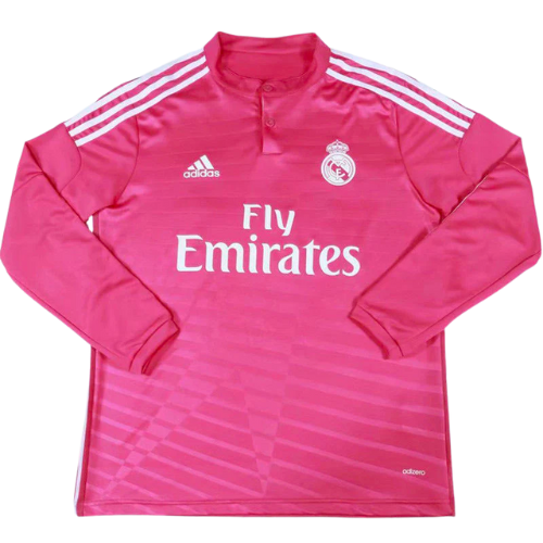 CAMISETA RETRO DE MANGA LARGA REAL MADRID TRASFERTA 2014/15