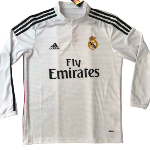 CAMISETA RETRO DE MANGA LARGA REAL MADRID HOME 2014/15