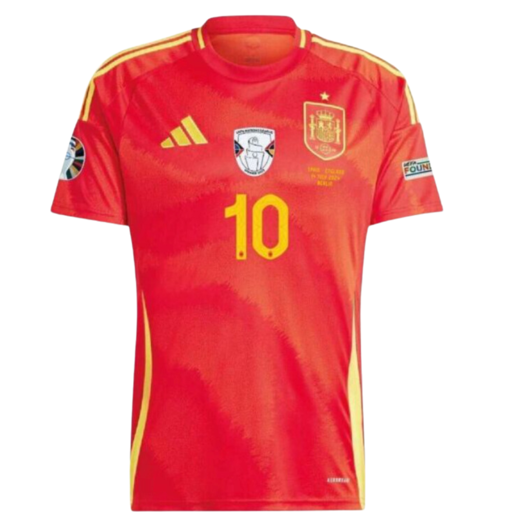 CAMISETA DE ESPAÑA HOME 2024/25 FINAL FINAL EUROPEA