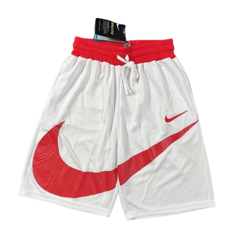 PANTALONES CORTOS NIKE BIANCO/ROSSO