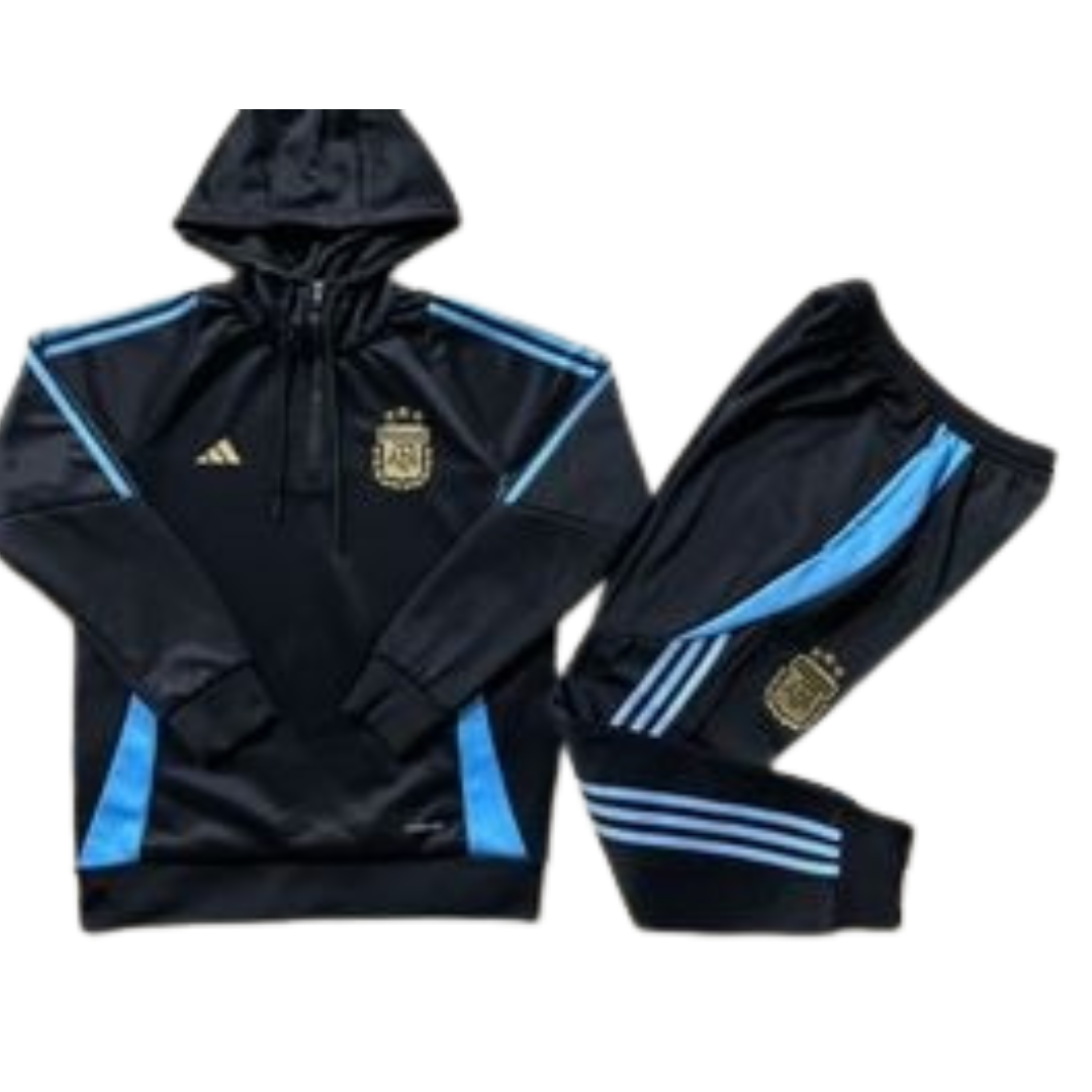 KIT CHAQUETA NEGRA + CHÁNDAL ARGENTINA 2024/25