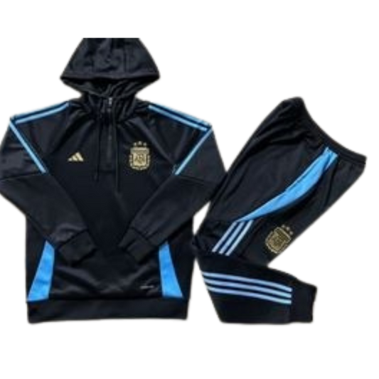 KIT CHAQUETA NEGRA + CHÁNDAL ARGENTINA 2024/25