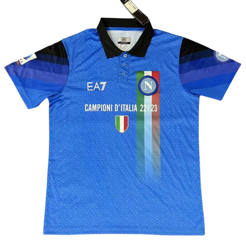 CAMISETA AZUL NAPOLI SCUDETTO 22/23