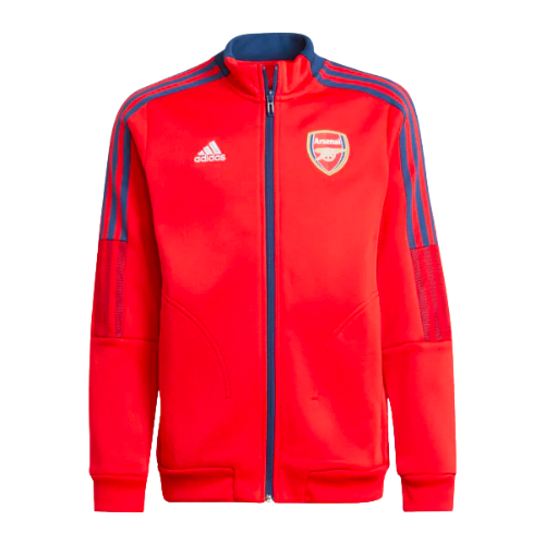 CHAQUETA CON CREMALLERA ROJO-AZUL ARSENAL 2020/21