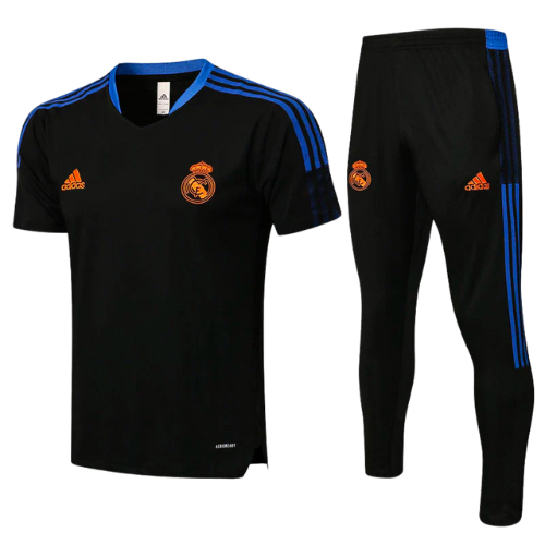 KIT MAILLOT NEGRO + CHÁNDAL REAL MADRID 2021/22