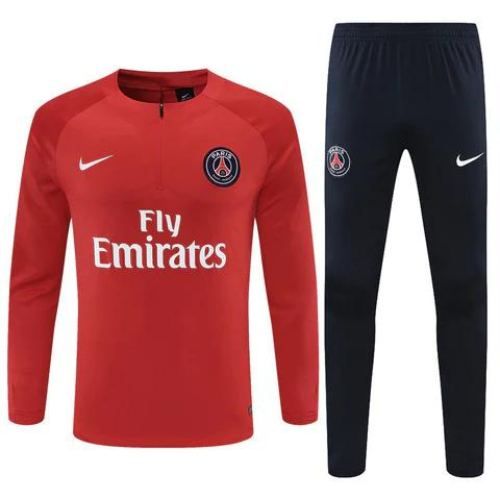 KIT CHAQUETA ROJA CON CREMALLERA + CHÁNDAL PSG 2021/22