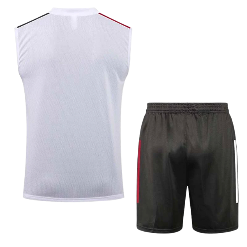 KIT MAILLOT BLANCO SIN MANGAS + SHORT REAL MADRID 2021/22