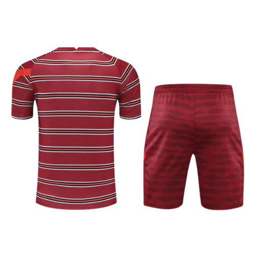 KIT MAILLOT ROJO DE ENTRENAMIENTO + PANTALÓN CORTO LIVERPOOL 2021/22