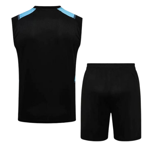KIT MAILLOT AZUL SIN MANGAS + PANTALÓN CORTO OLYMPIQUE MARSIGLIA 2021/22
