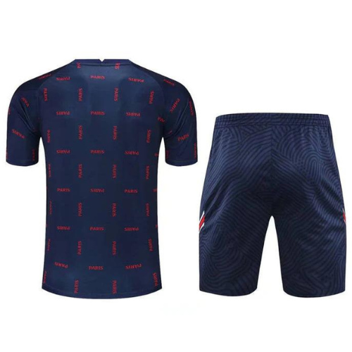 KIT MAILLOT + PANTALÓN CORTO A CUADROS PSG X JORDAN 2021/22