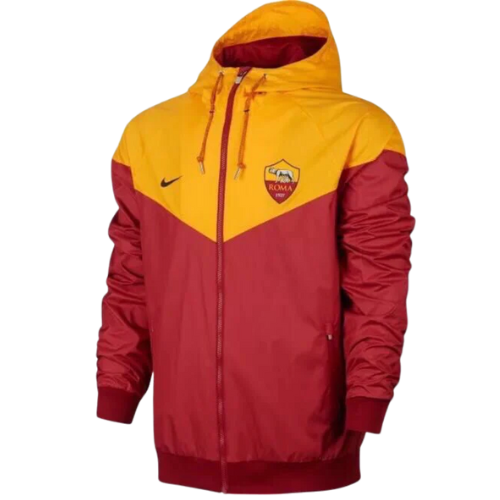 CHAQUETA CORTAVIENTOS ROMA CON CAPUCHA 2021/22