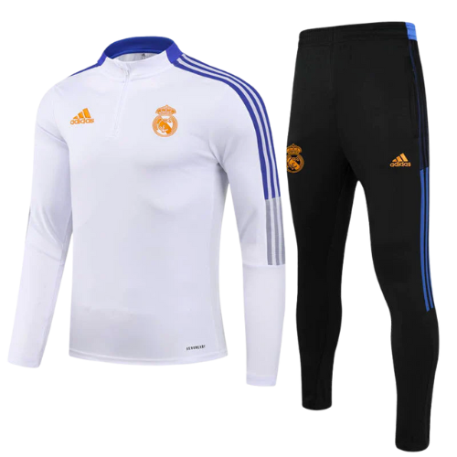 KIT CHAQUETA CON CREMALLERA OROBLU + CHÁNDAL REAL MADRID 2021