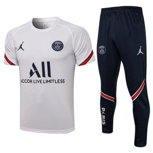 KIT MAILLOT BLANCO + CHÁNDAL PSG X JORDAN 2021/22