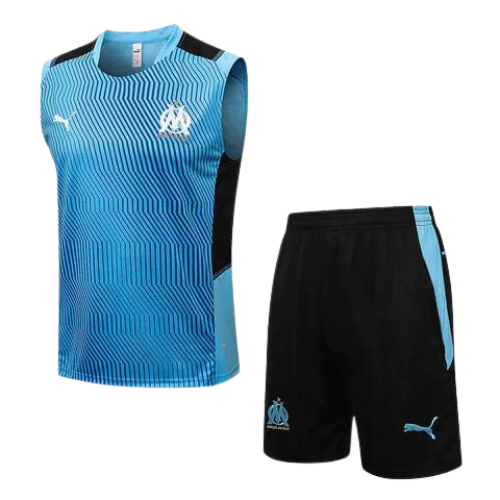 KIT MAILLOT SIN MANGAS + PANTALÓN CORTO OLYMPIQUE MARSIGLIA 2021/22