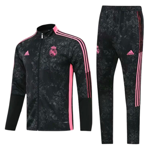 KIT CHAQUETA CON CREMALLERA ROSANERA + CHÁNDAL REAL MADRID 2021