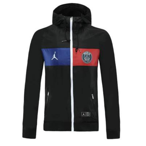 CHAQUETA CON CAPUCHA Y CREMALLERA PSG X JORDAN 2021/22