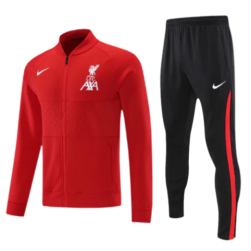 KIT CHAQUETA CON CREMALLERA ROJA + CHÁNDAL LIVERPOOL 2021/22