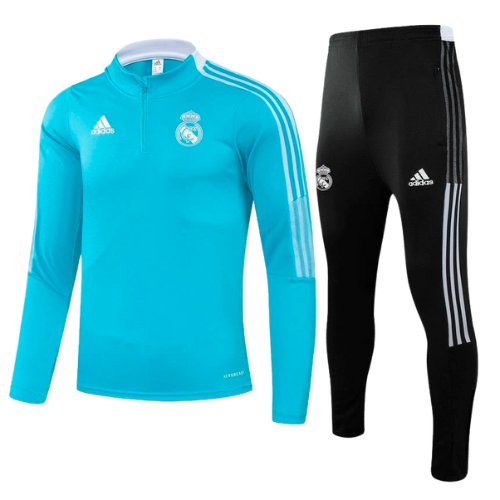 KIT NEROCELESTE CHAQUETA CON CREMALLERA + CHÁNDAL REAL MADRID 2021