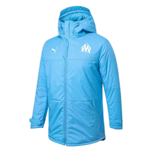 CHAQUETA DE INVIERNO AZUL OLYMPIQUE MARSEILLE 2021/22