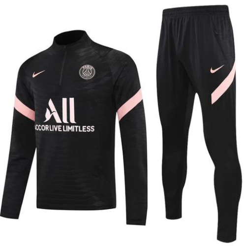 KIT SUDADERA + CHAQUETA NERO ROSA PSG 2021/22