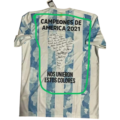 CAMISETA ARGENTINA HOME CAMPEÓN COPPA AMERICA 2021/22