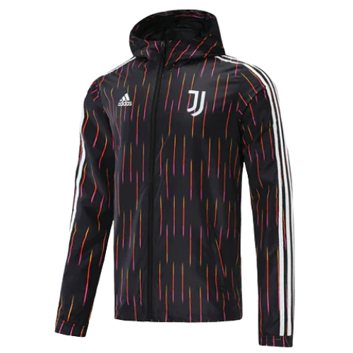 CHAQUETA JUVENTUS NEGRA ROJA 2021/22