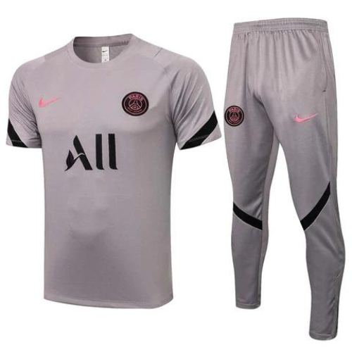 KIT MAILLOT GRIS + PANTALÓN CORTO PSG X JORDAN 2021/22