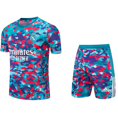 KIT MAILLOT + PANTALÓN CORTO REAL MADRID 2021/22