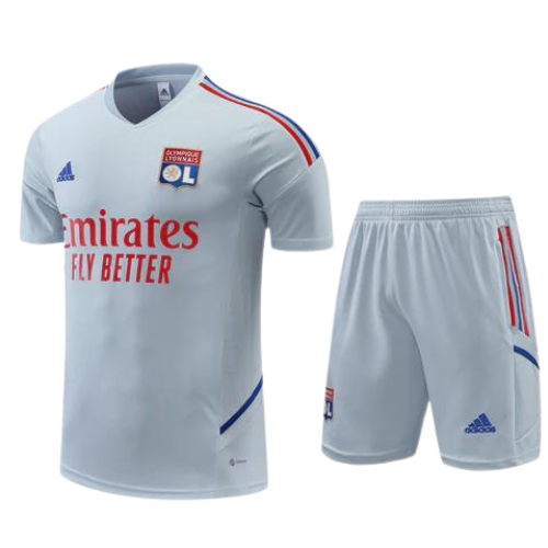 KIT MAILLOT + PANTALÓN CORTO OLYMPIQUE LIONE 2022/23