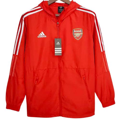 CHAQUETA CORTAVIENTOS ROJO ARSENAL 2022/23