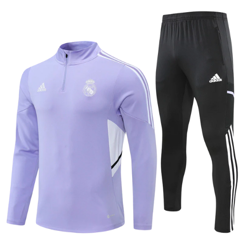 KIT CHAQUETA + CHANDAL VIOLETA REAL MADRID 2022 1