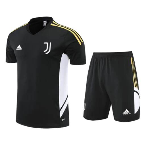 JUVENTUS 2022/23 EQUIPACIÓN CAMISETA + PANTALÓN CORTO NEGRO
