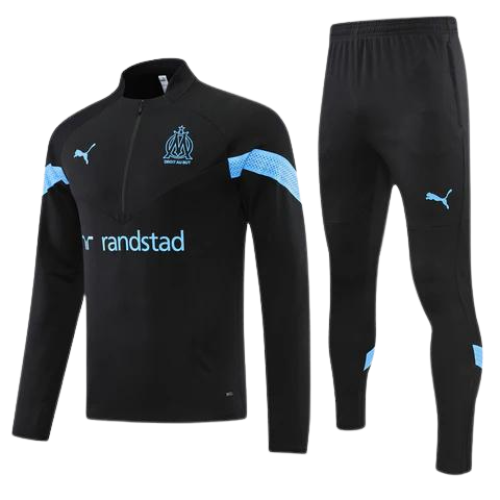 KIT CHAQUETA NEGRA + CHÁNDAL MARSEILLE 2022/23