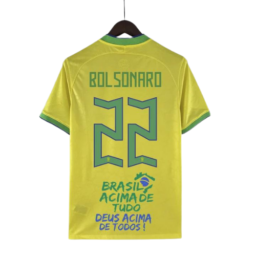 CAMISETA BRASIL HOME SPECIAL EDITION BOLSONARO 2022/23