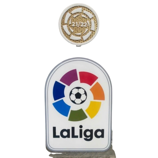 Real Madrid LA LIGA 2021/22 CHAMPION TOPPA SET Bagde, Campeón de la Liga españolaa