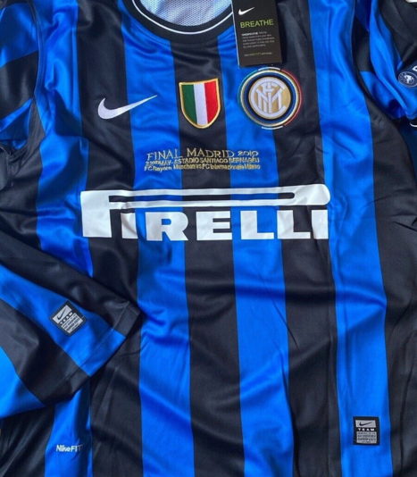 CAMISETA RETRO INTER HOME FINALE MADRID 2009/10