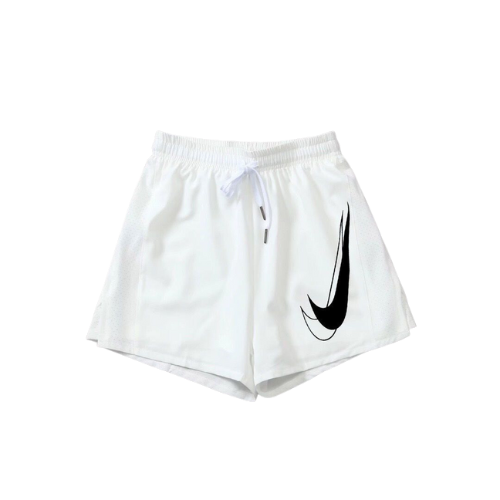 PANTALONES CORTOS NIKE BLANCO/NEGRO