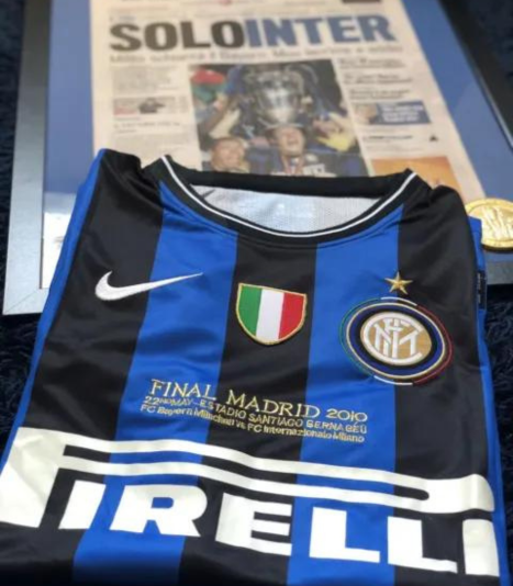 CAMISETA RETRO INTER HOME FINALE MADRID 2009/10