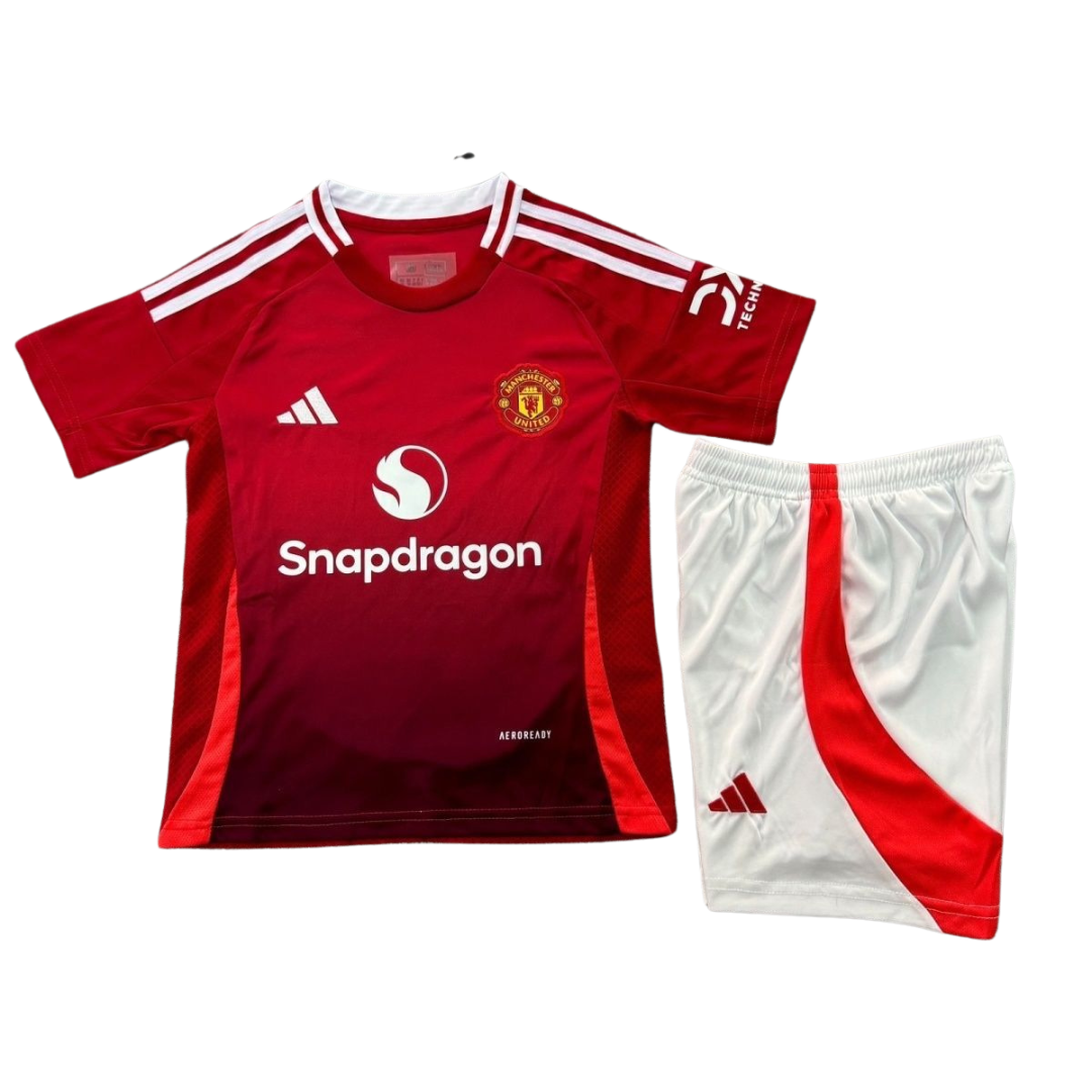 KIT PARA NIÑOS MANCHESTER UNITED HOME 2024/25